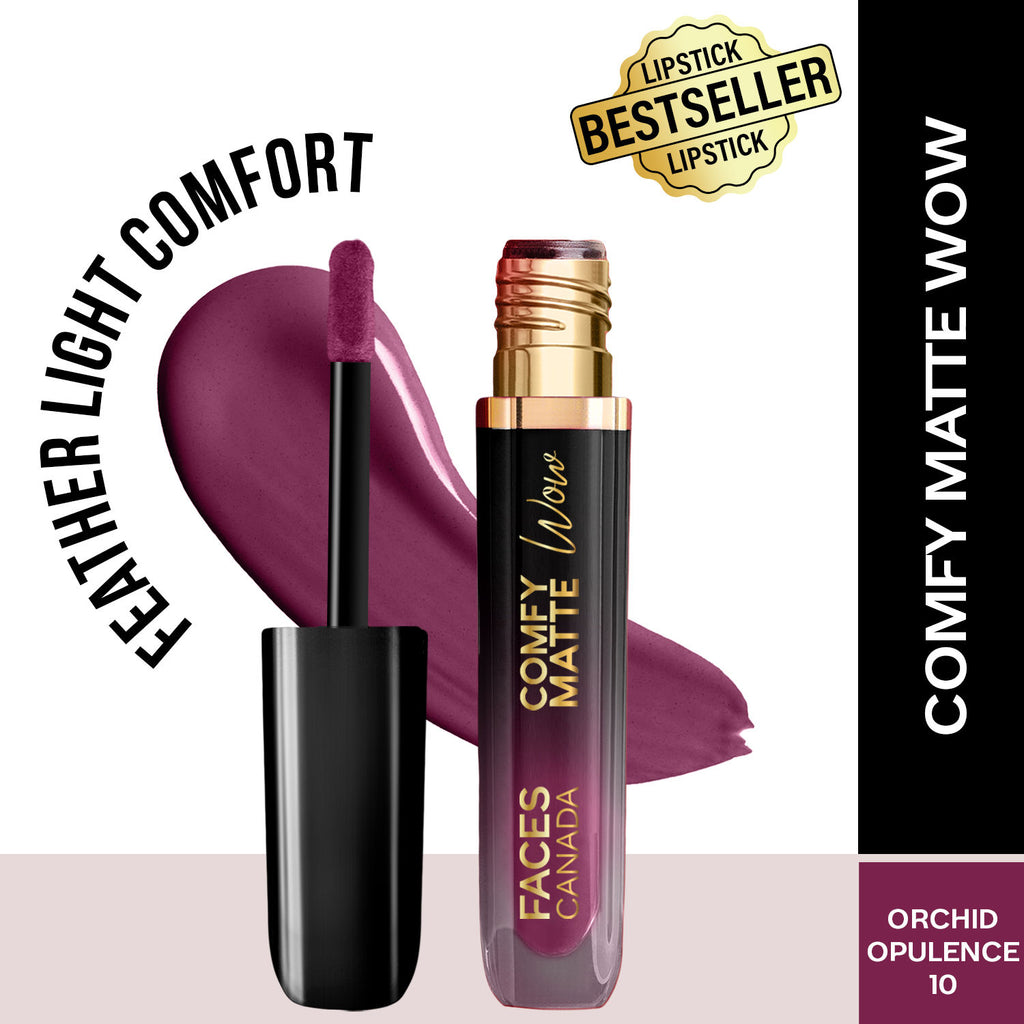 Comfy Matte Wow Liquid Lipstick - Orchid Opulence 10