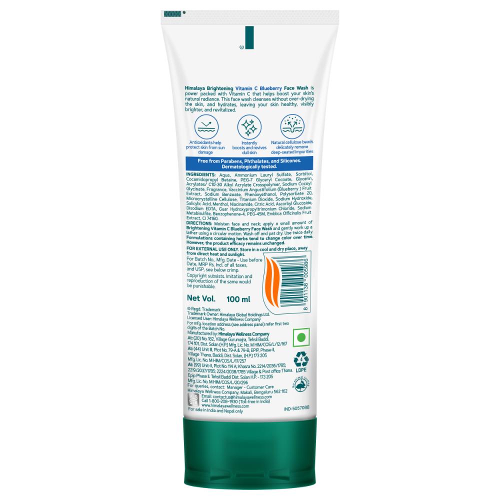 Brightening Vitamin C Blueberry Face Wash