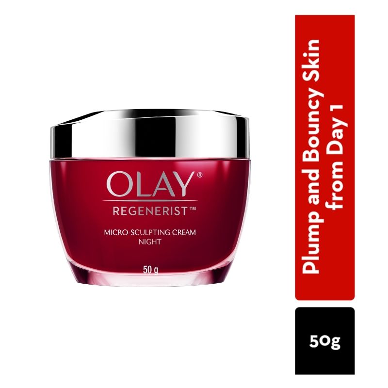 Regenerist Micosculpting Night Cream For Plump Bouncy Skin With Hyaluronic Acid & Niacinamide