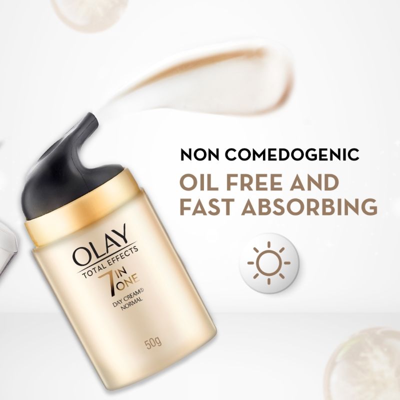 Total Effects Day Cream, Fights 7 Signs of Ageing With Niacinamide & Green Tea Extracts