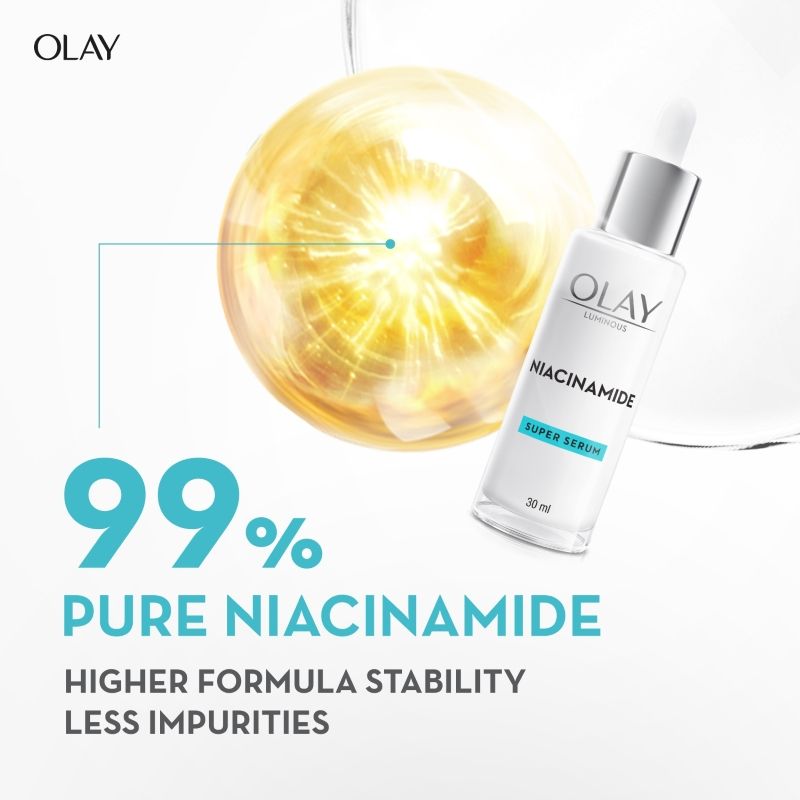 Niacinamide Face Serum For Clear & Even Skin, Fights Dark Spots & Dullness