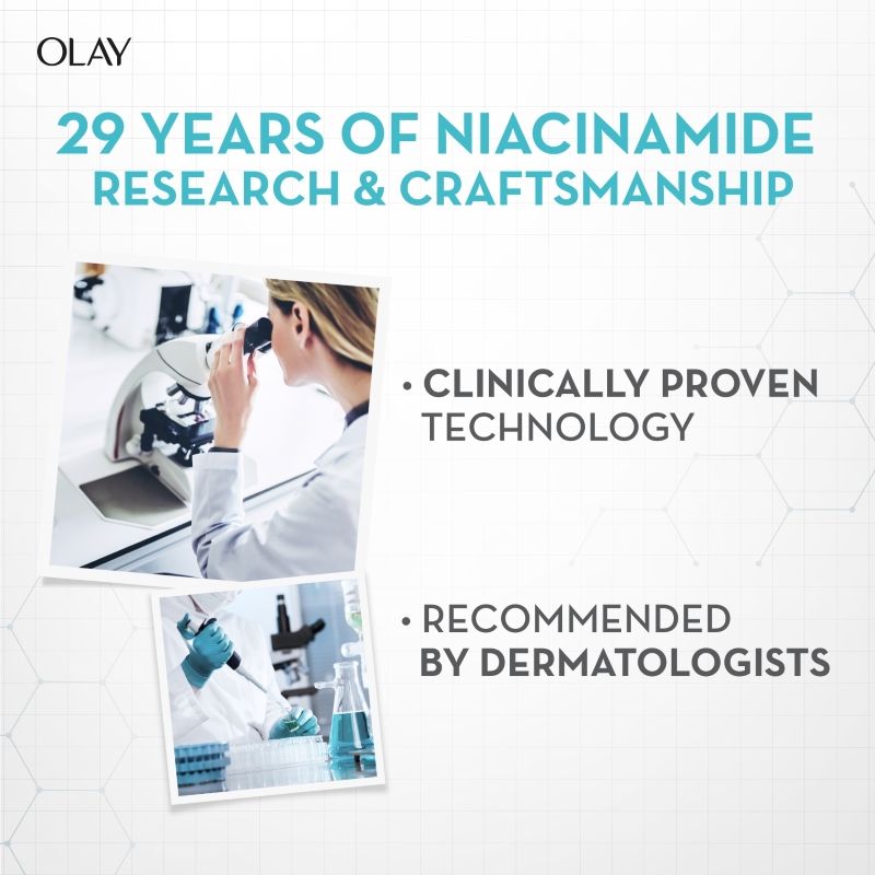 Niacinamide Face Serum For Clear & Even Skin, Fights Dark Spots & Dullness
