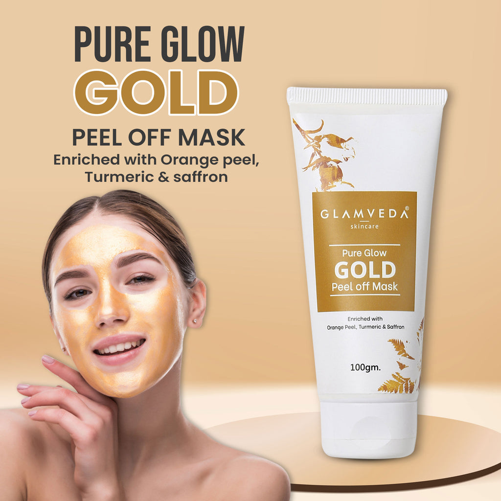 Skincare Pure Glow Gold Peel Off Mask
