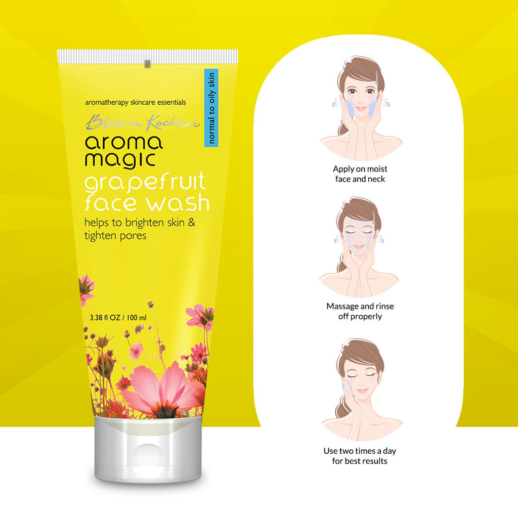 Grapefruit Face Wash Skin Brightening & Pore Tightening (All Skin Types)