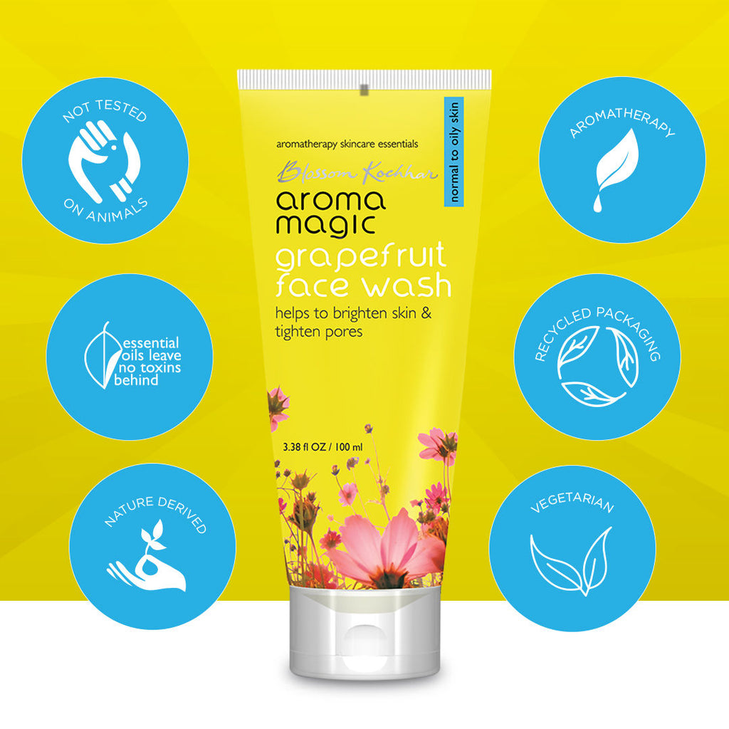 Grapefruit Face Wash Skin Brightening & Pore Tightening (All Skin Types)
