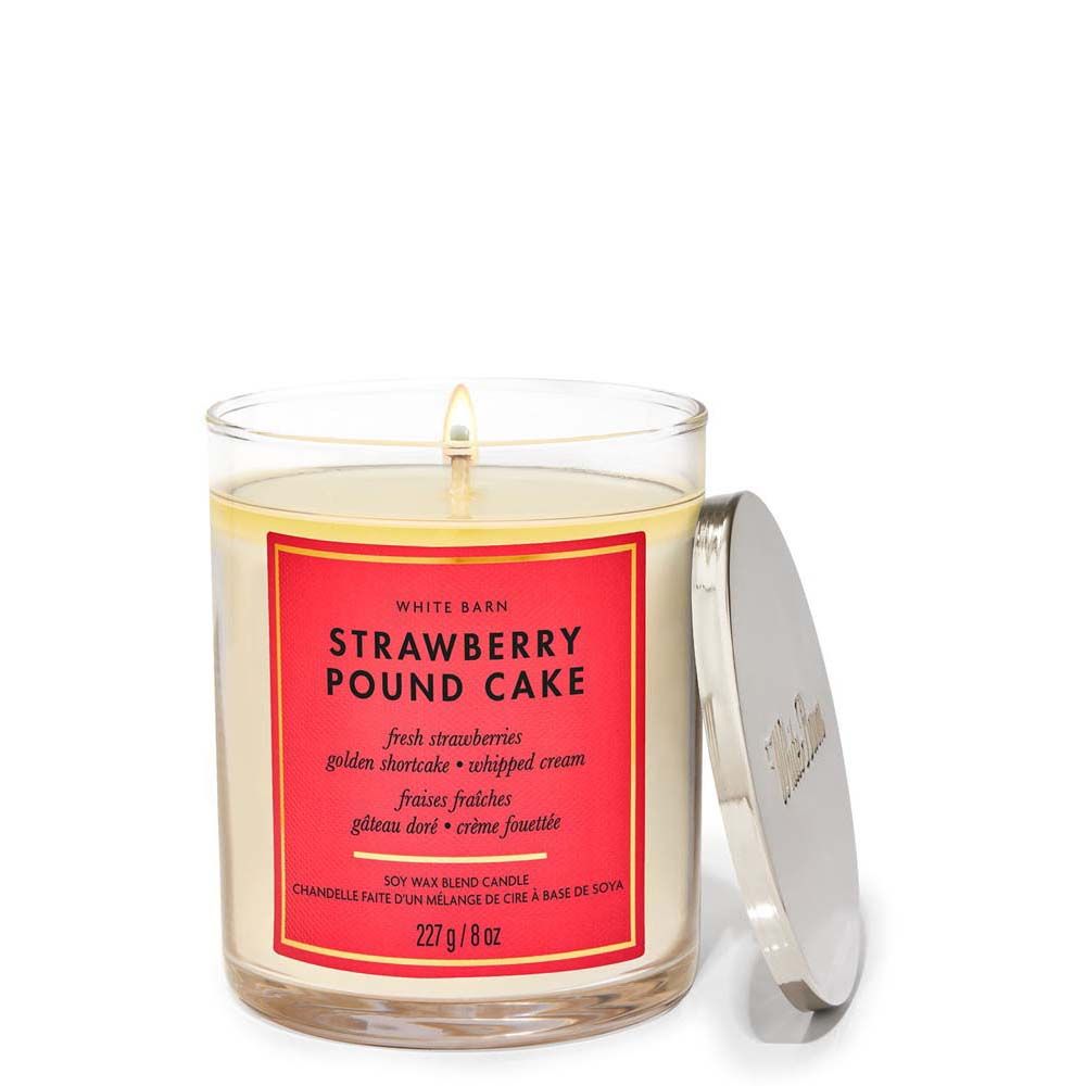 Strawberry Pound Cake Single Wick Candle