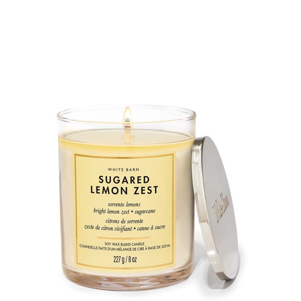 Sugared Lemon Zest Single Wick Candle