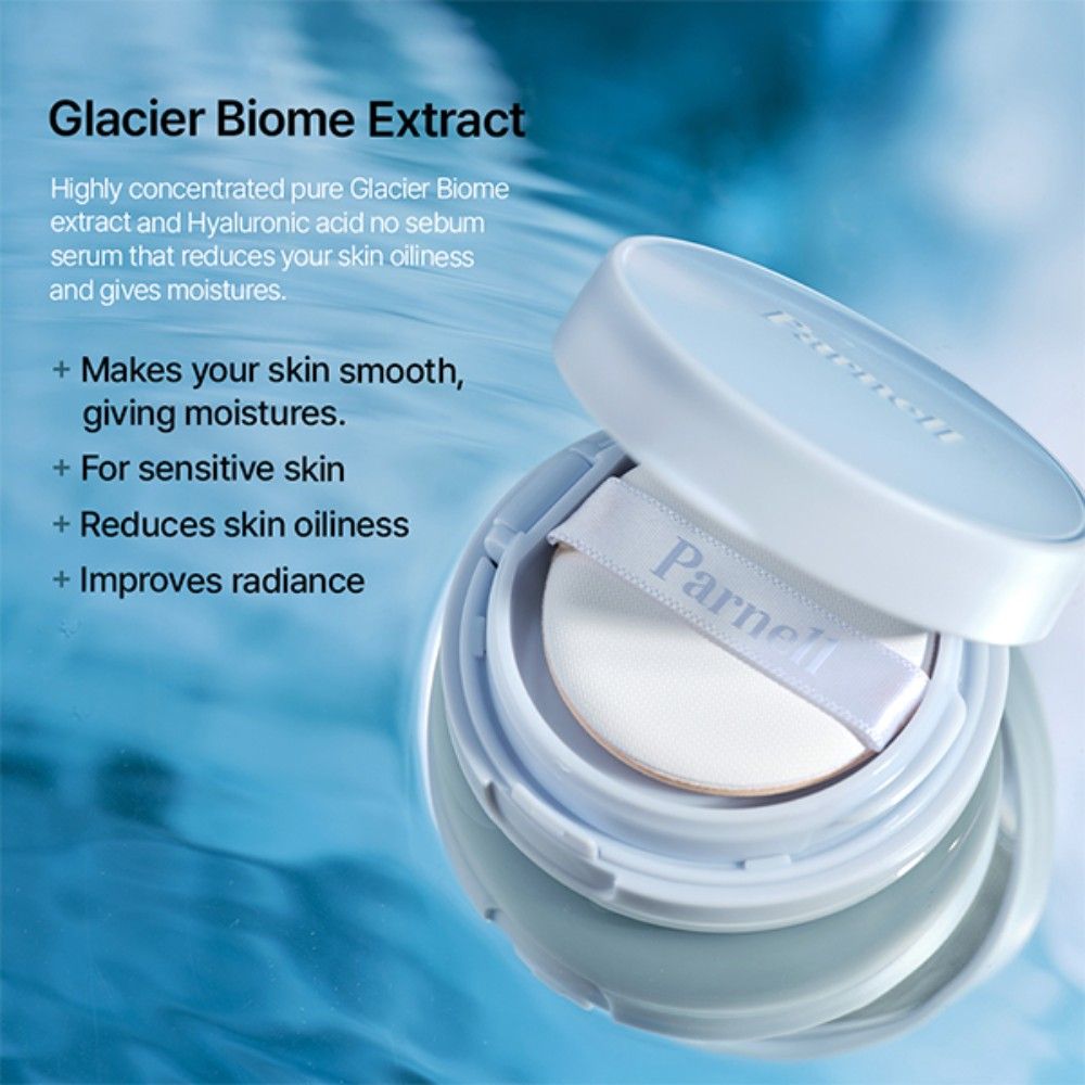 Glacial Biome Water No-Sebum Cushion - Oil-Control Matte Finish