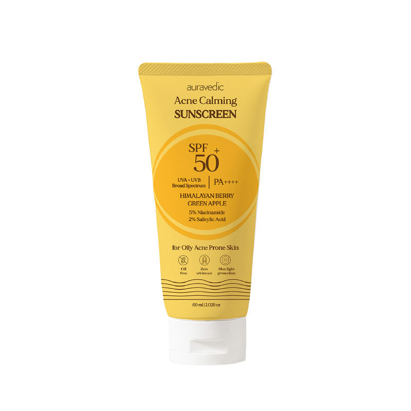 Acne Sunscreen for Oily Skin Pore Minimizing Sunscreen SPF 50 PA ++++ Gotu kola