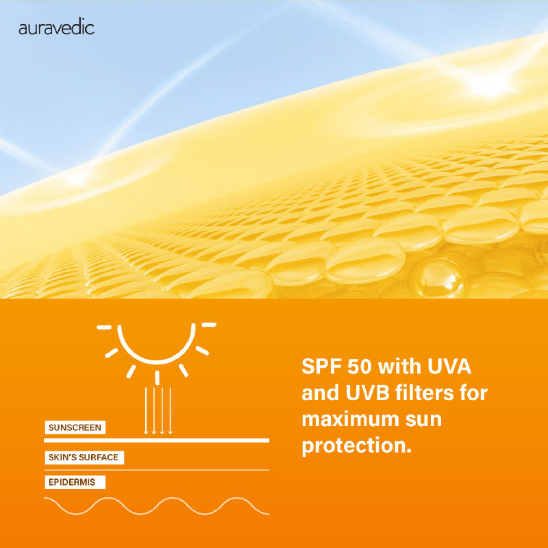 Acne Sunscreen for Oily Skin Pore Minimizing Sunscreen SPF 50 PA ++++ Gotu kola