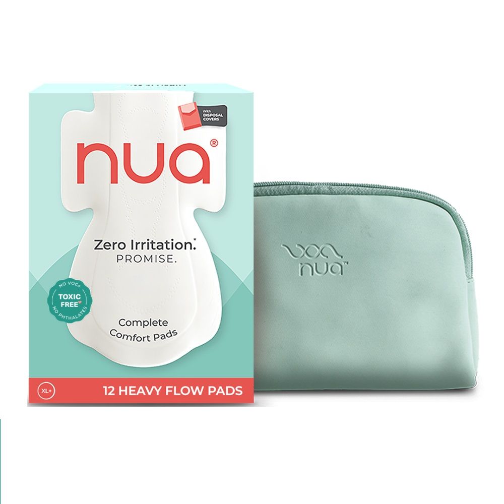 Complete Comfort XL+ Sanitary Pads With Vegan Leather Pouch