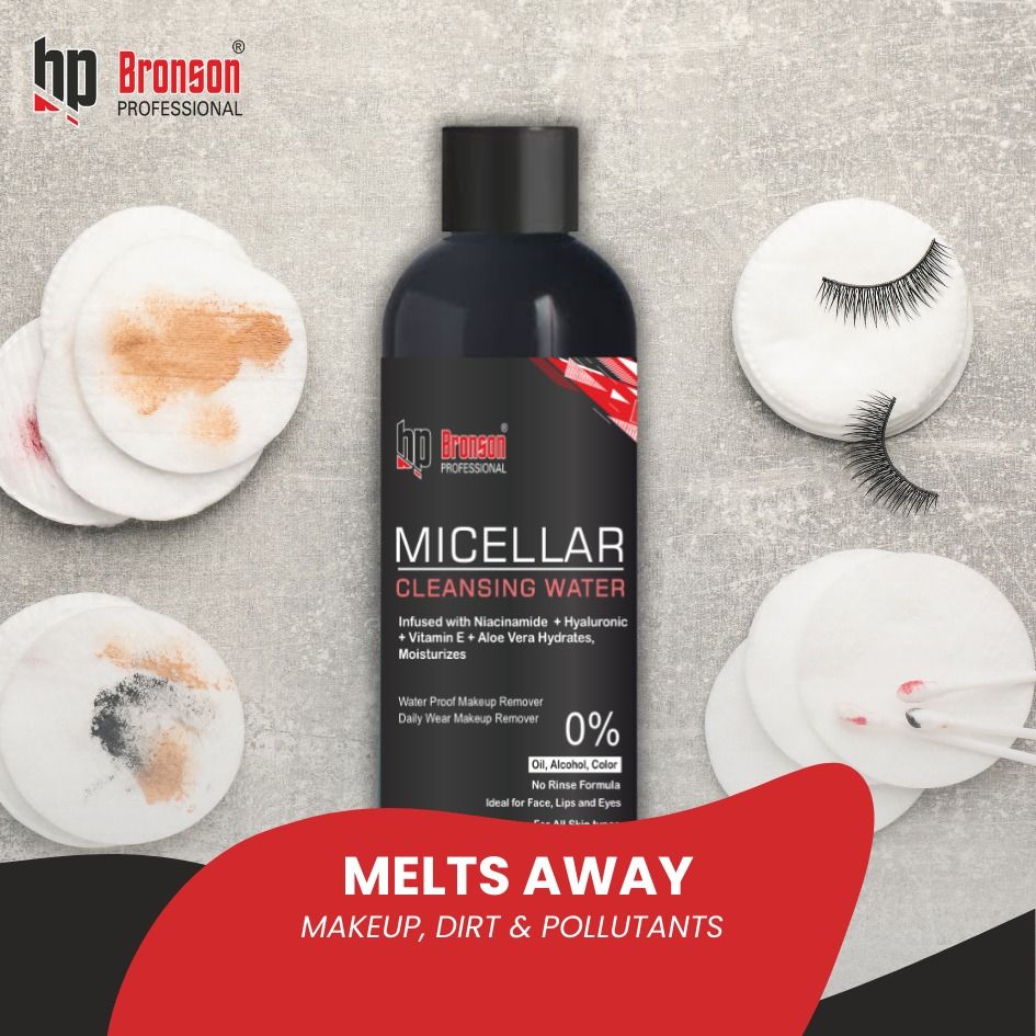Micellar Cleansing Water infused with Niacinamide & Hyaluronic Acid Makeup Cleanser