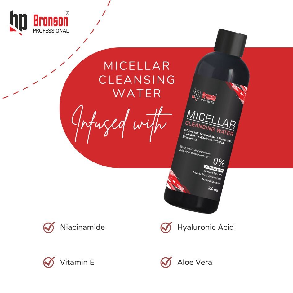 Micellar Cleansing Water infused with Niacinamide & Hyaluronic Acid Makeup Cleanser