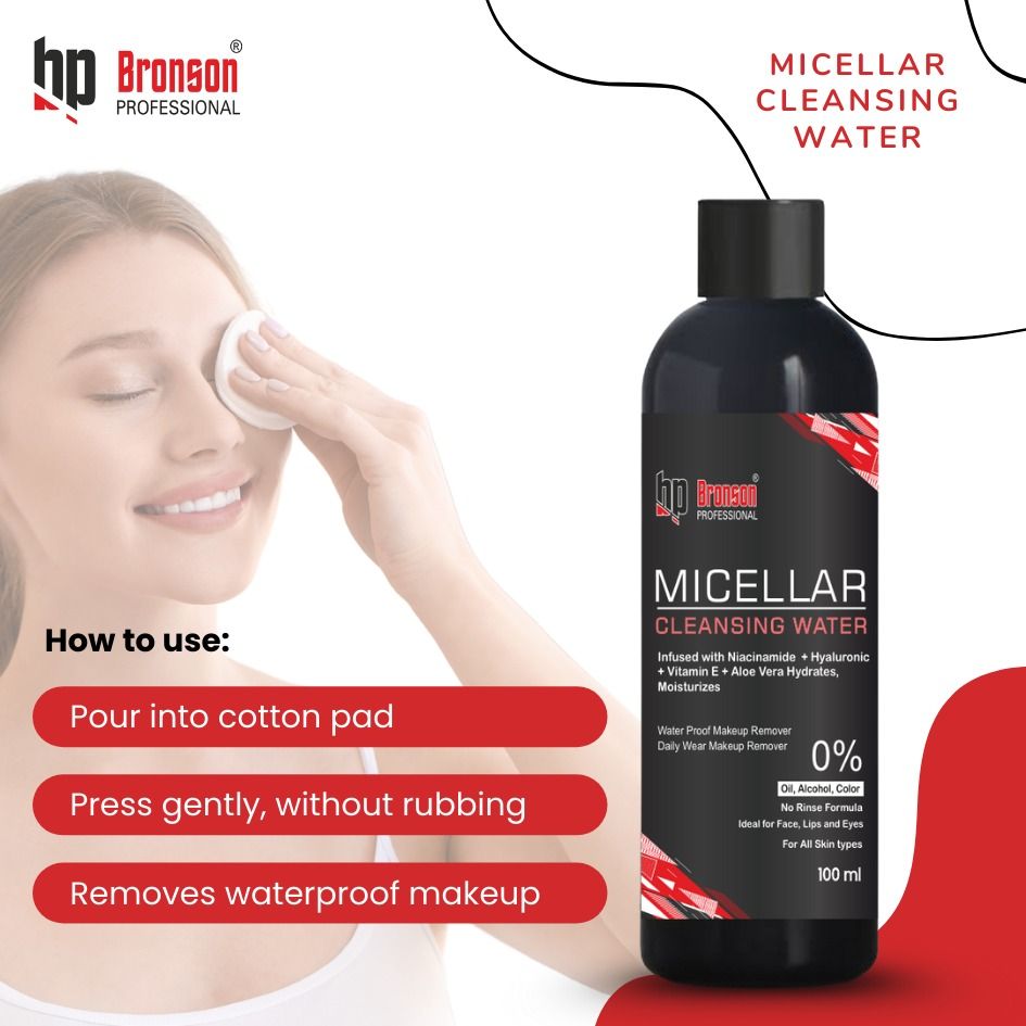 Micellar Cleansing Water infused with Niacinamide & Hyaluronic Acid Makeup Cleanser