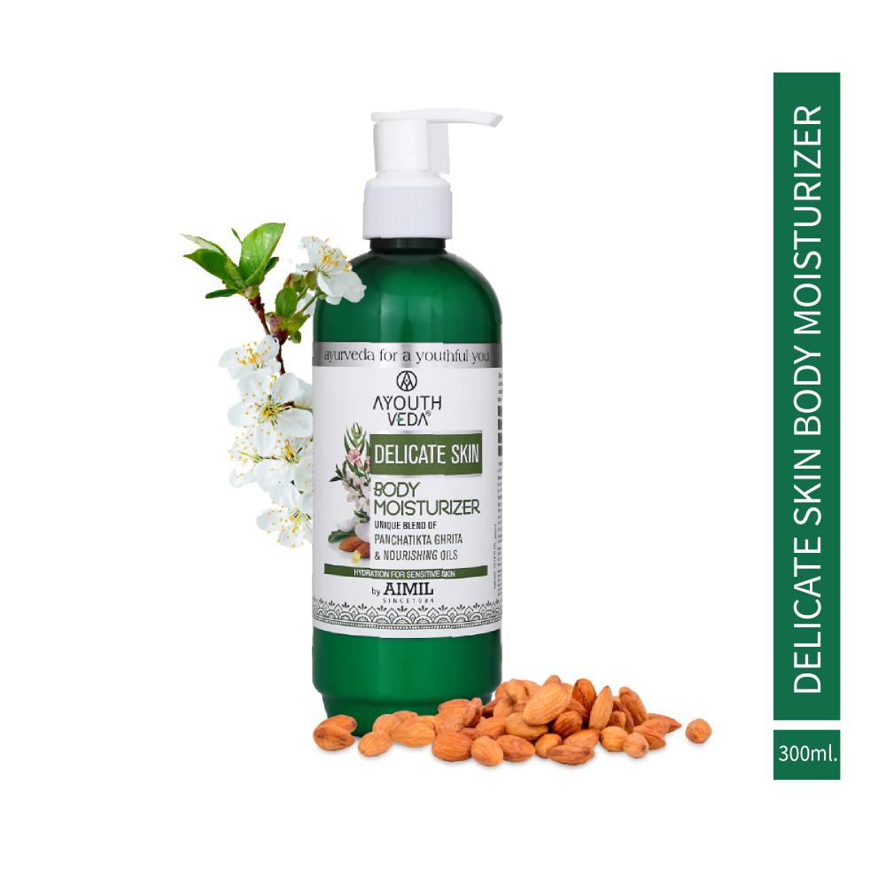 Delicate Skin Body Moisturizer with Panchatikta Ghrita & Oils to Deeply Hydrate & Soften Skin