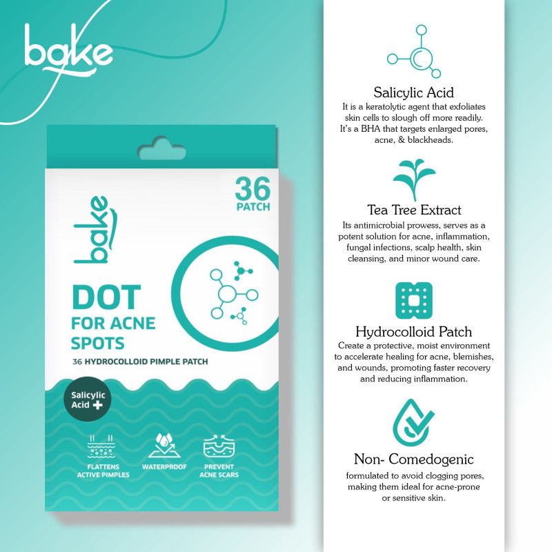 2% Salicylic Acid Pimple Patches with Hydrocolloid Waterproof Patches