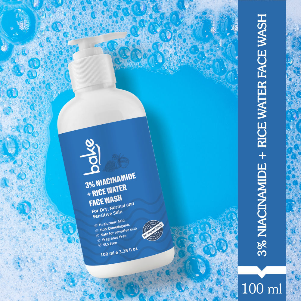3% Niacinamide Face Wash with Rice Water for Acne Marks, Scars & Dark Spots
