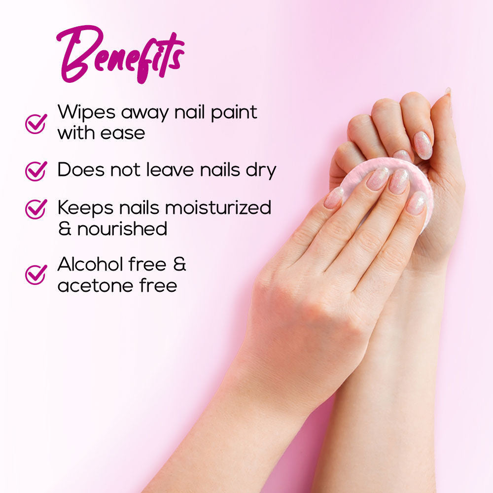 Nail Paint Remover Wipes
