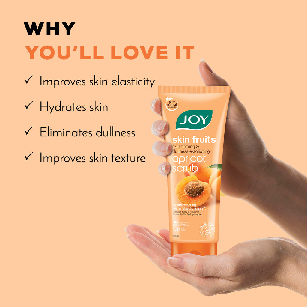 Apricot & Walnut Face & Body Scrub For Blackheads & Tan Removal