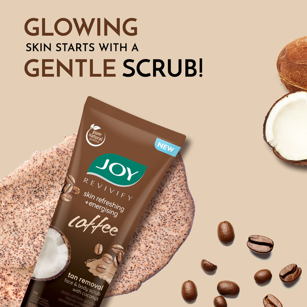 Anti Pollution Exfoliating Coffee Face & Body Scrub For Men & Women