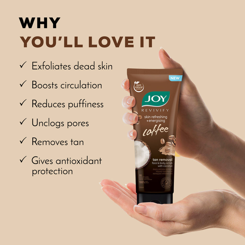 Anti Pollution Exfoliating Coffee Face & Body Scrub For Men & Women