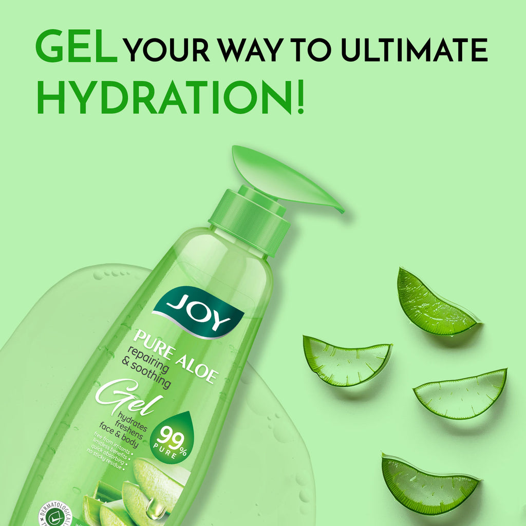 99% Pure Aloe Vera Gel For Face & Body For Repairing & Soothing Skin For All Day Freshness