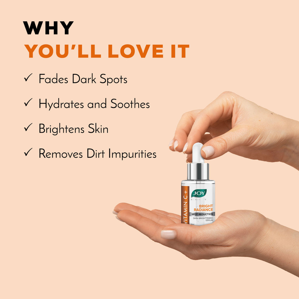 Skin Brightening Vitamin C + Face Serum For Glowing Skin, Controls Premature Ageing