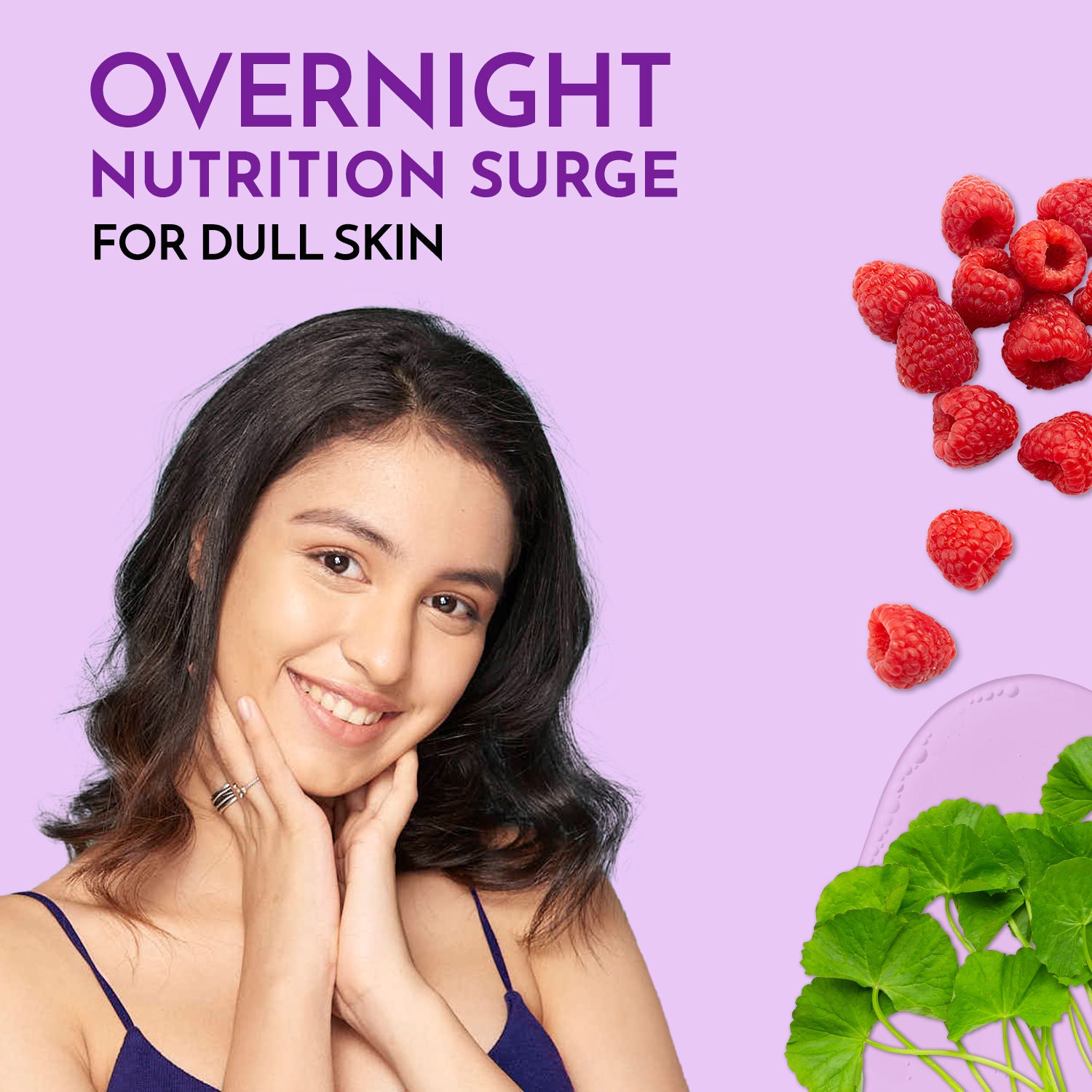 Night Repair Face Serum with Collagen & Hyaluronic Acid - Restores Moisture Overnight