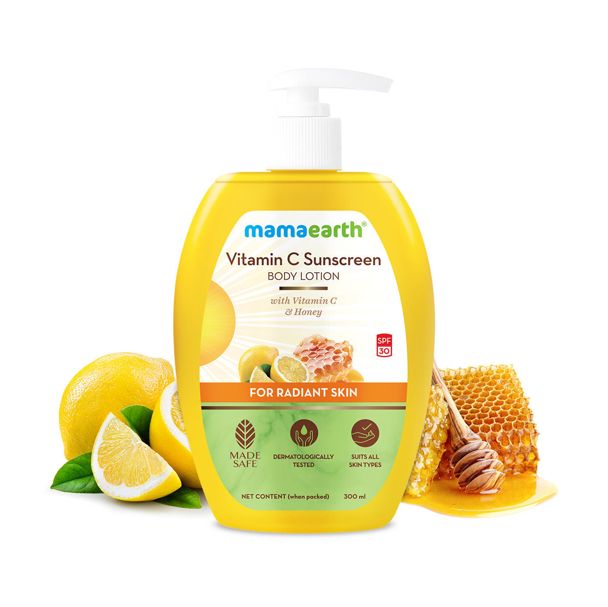 Vitamin C Sunscreen Body Lotion SPF 30 With Vitamin C & Honey For Radiant Skin