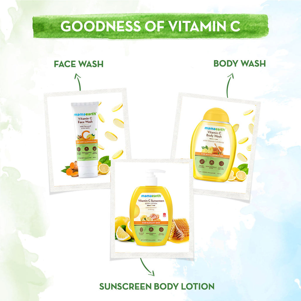 Vitamin C Sunscreen Body Lotion SPF 30 With Vitamin C & Honey For Radiant Skin