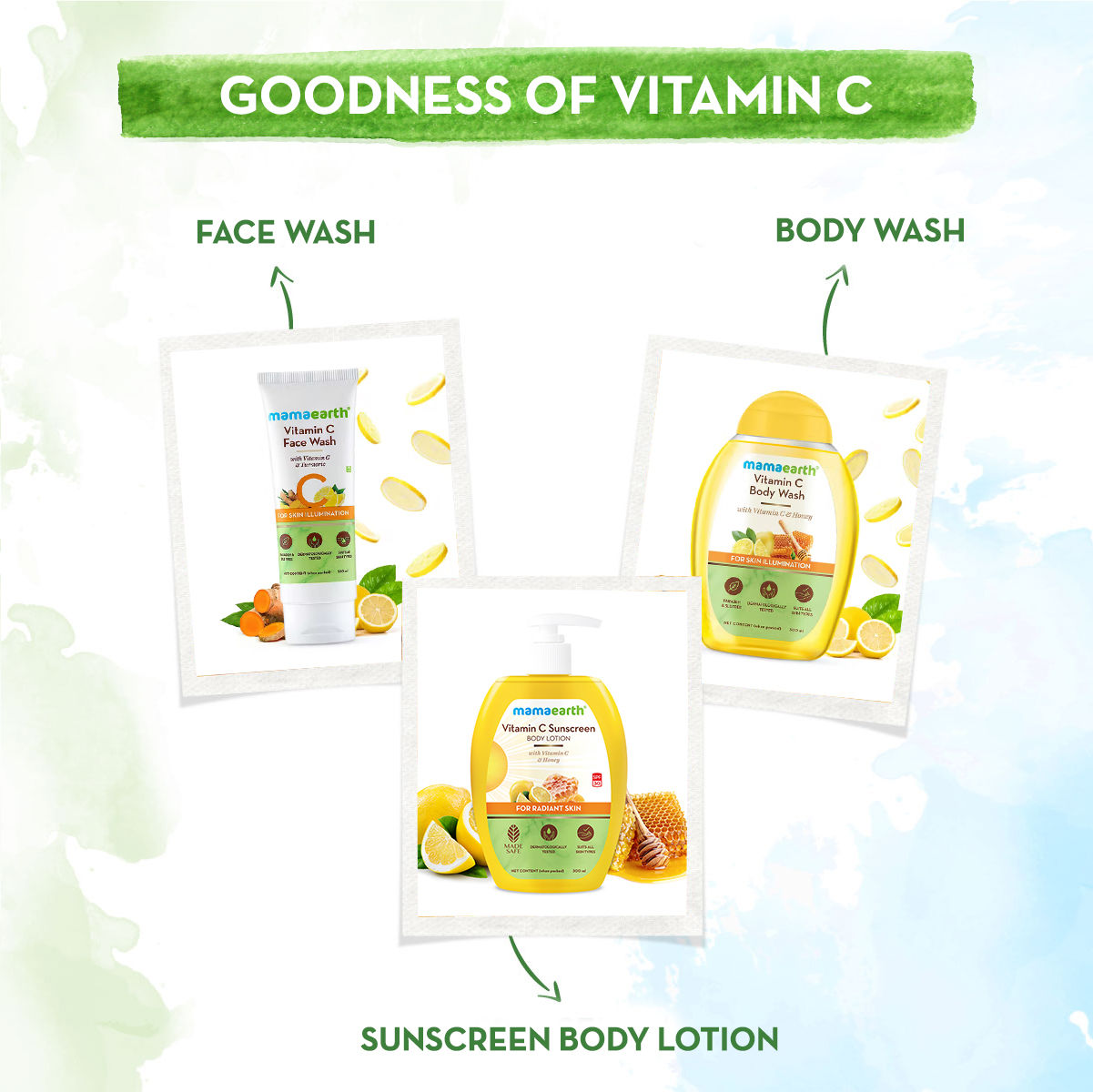 Vitamin C Sunscreen Body Lotion SPF 30 With Vitamin C & Honey For Radiant Skin