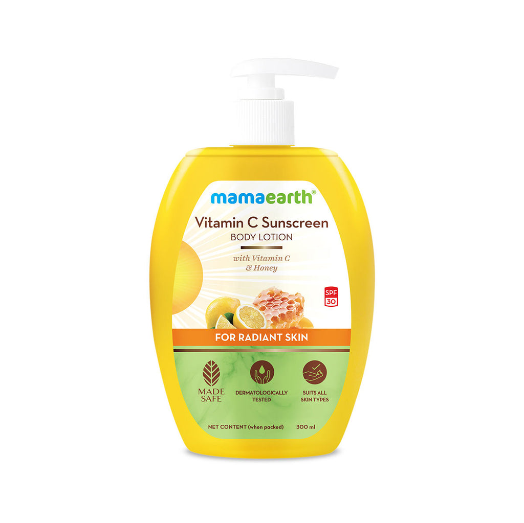Vitamin C Sunscreen Body Lotion SPF 30 With Vitamin C & Honey For Radiant Skin