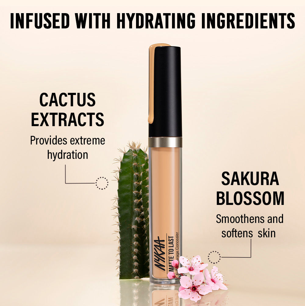 Nykaa Matte To Last Full Coverage Liquid Concealer