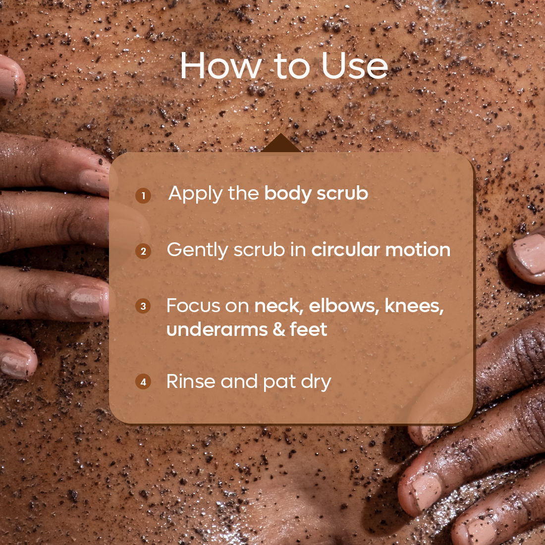 Exfoliating Coffee Body Scrub For Tan Removal & Soft-Smooth Skin - 100% Natural & Vegan