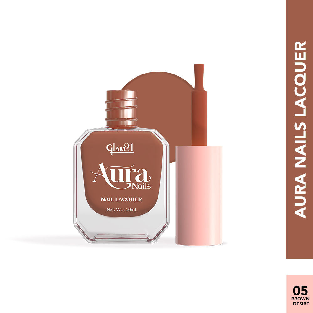 Aura Nails Lacquer - Brown Desire