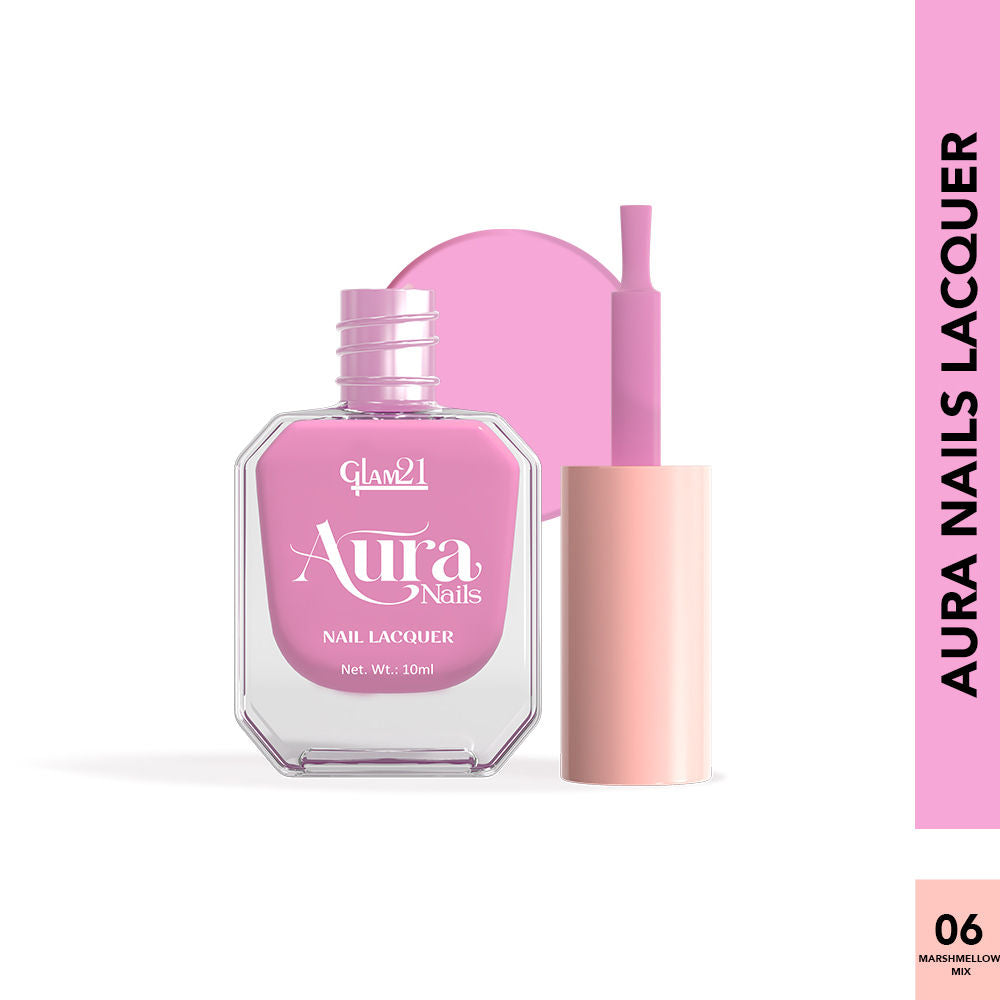 Aura Nails Lacquer - Marshmellow Mix