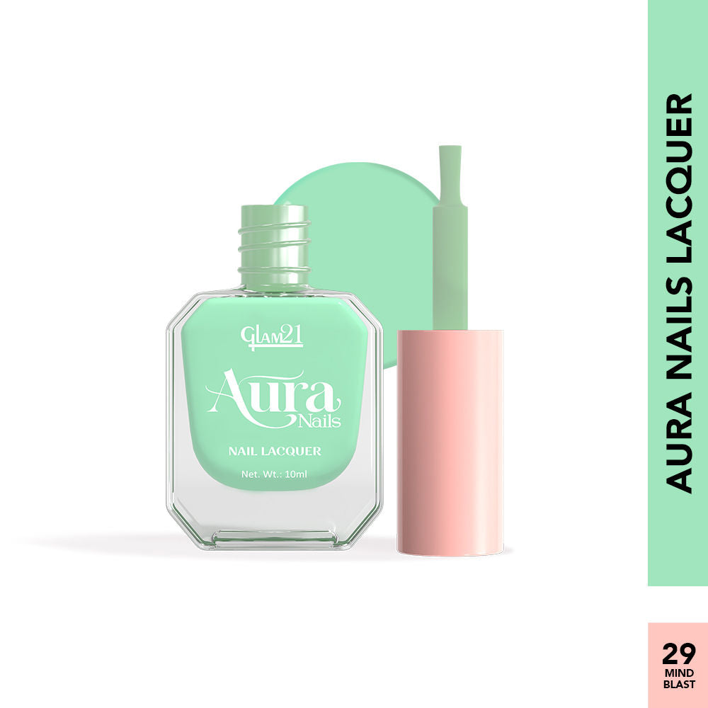 Aura Nails Lacquer - Mint Blast