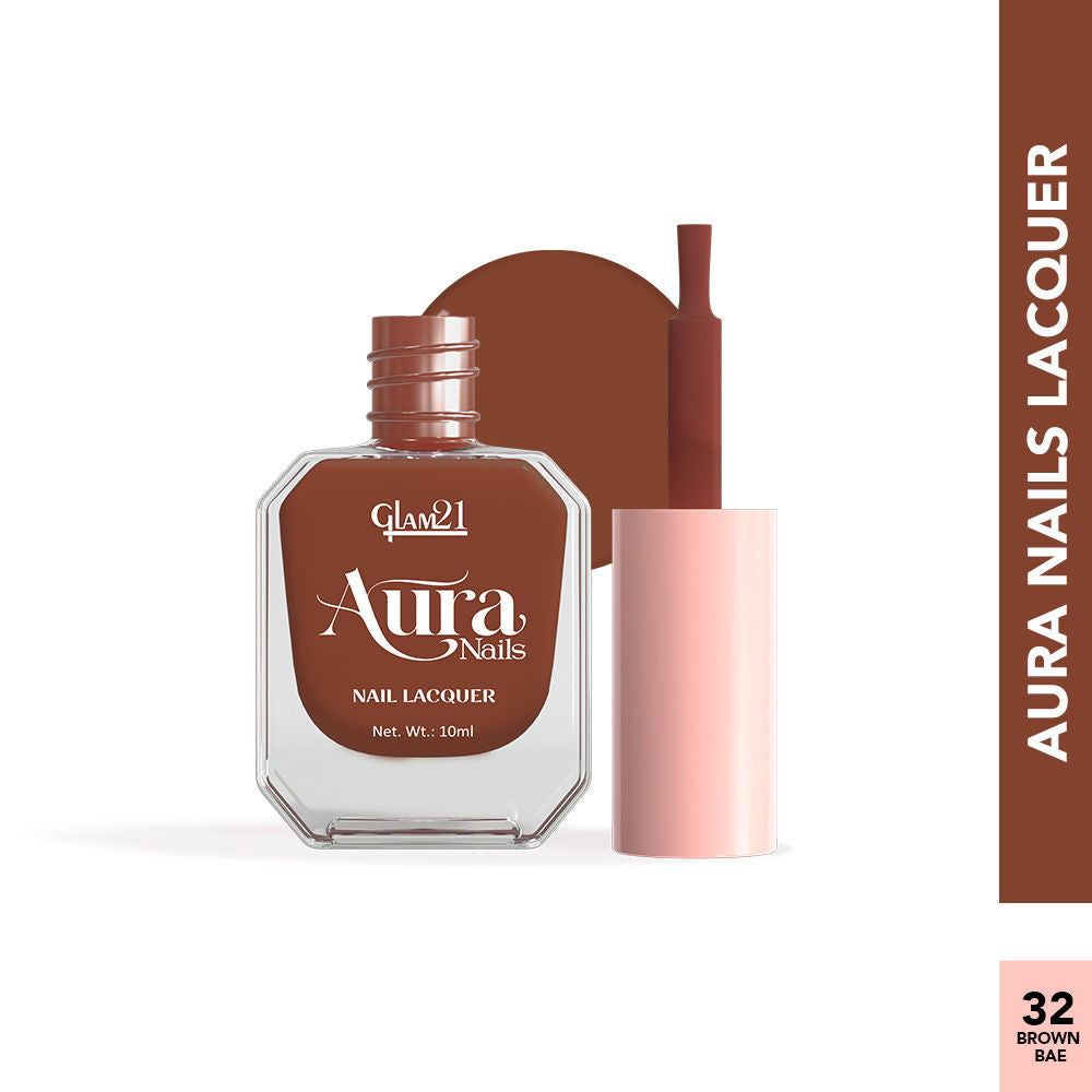 Aura Nails Lacquer - Brown Bae