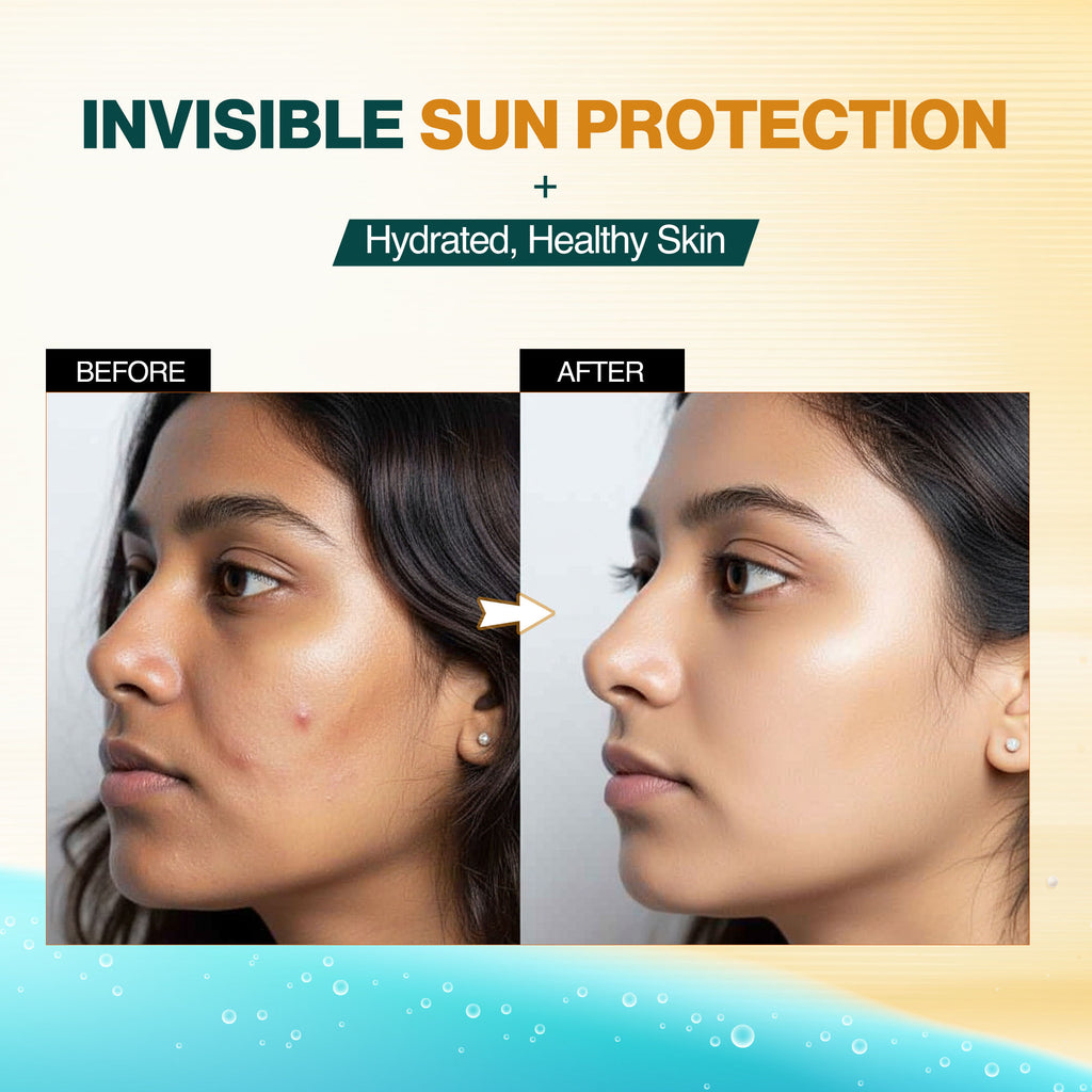 Ray Rescue Invisible Sunscreen with SPF 50 & Aquaxyl for UV Protection