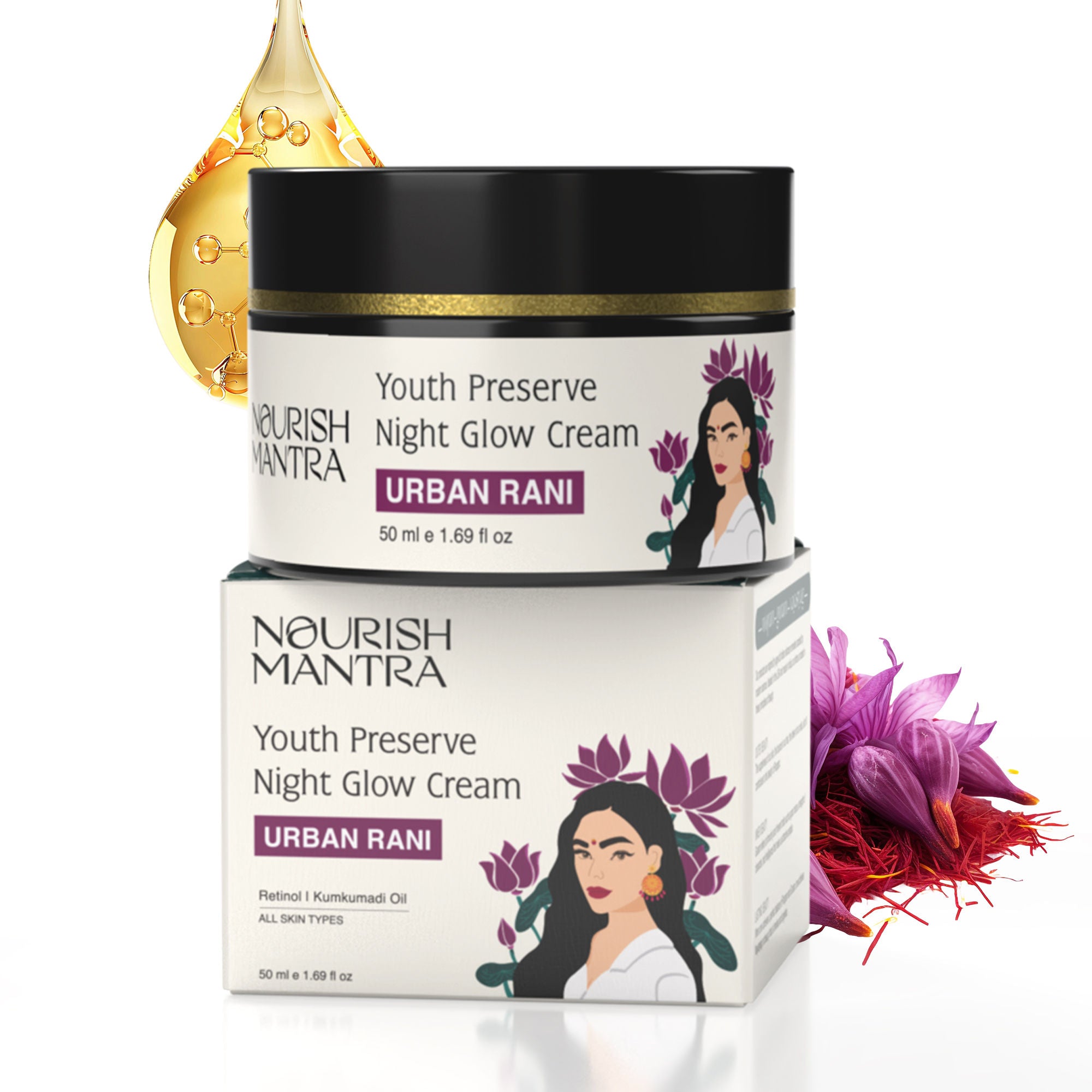 Urban Youth Preserve Night Glow Cream for Youthful-Looking Skin