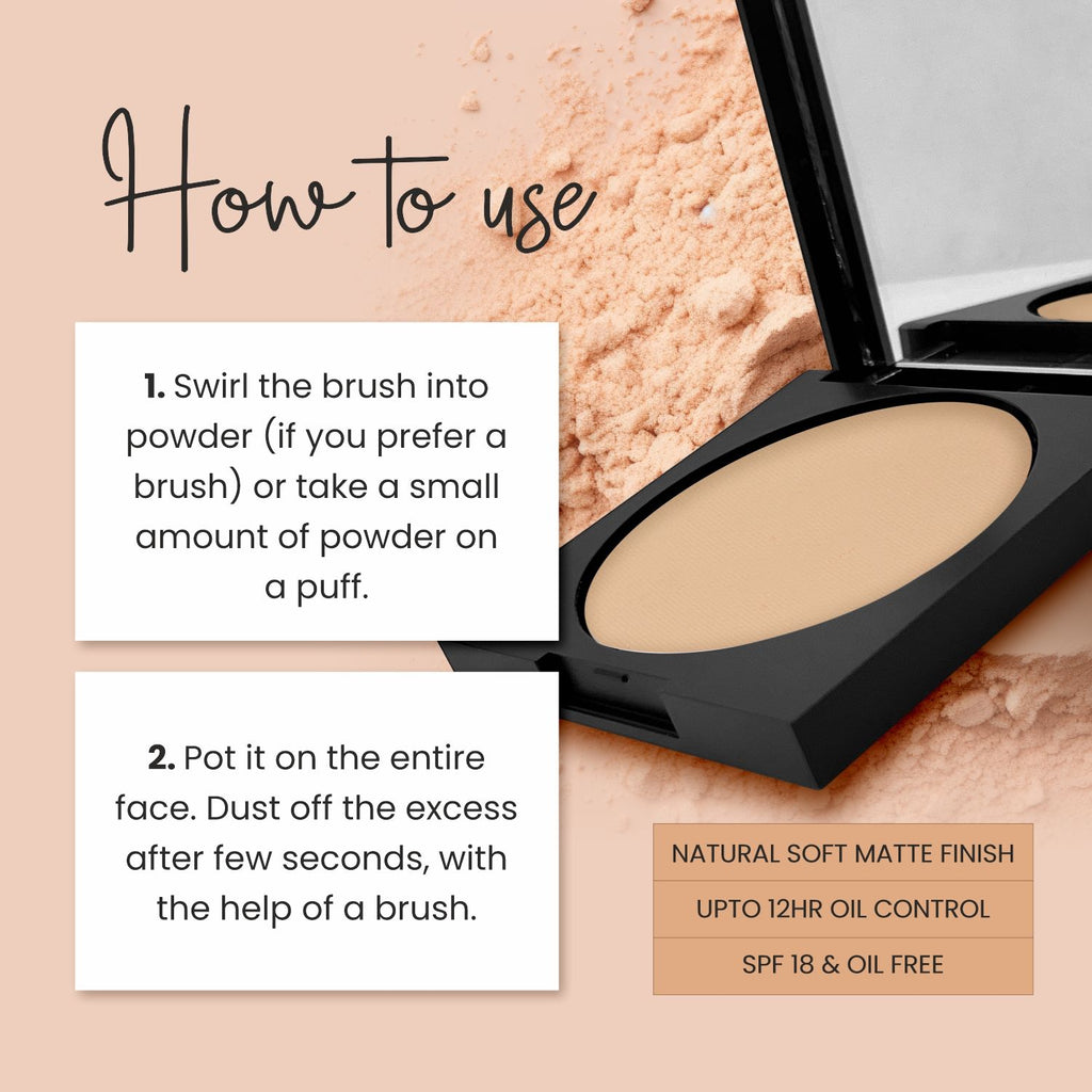 Velvet Matte Finish Compact Powder