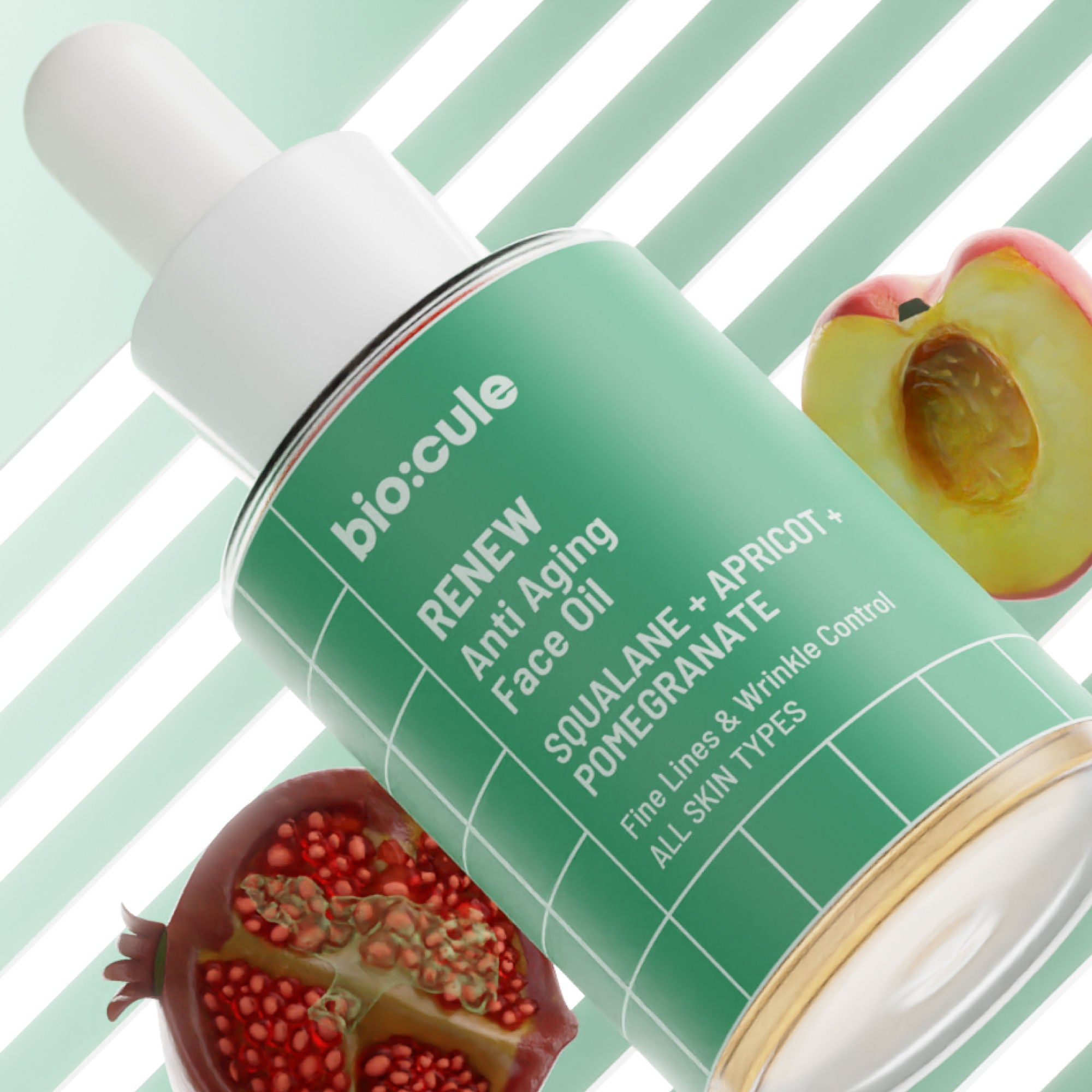 Renew Anti Aging Face Oil With Squalane, Apricot & Pomegranate Oils