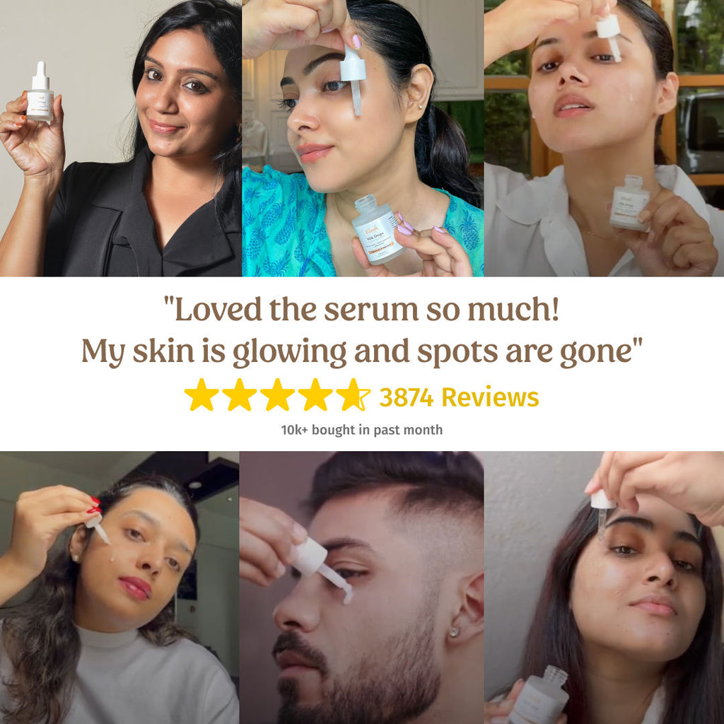 Milk Drops Skin Brightening Serum With Rice Milk, Marine Algae Extract & Alpha-Arbutin