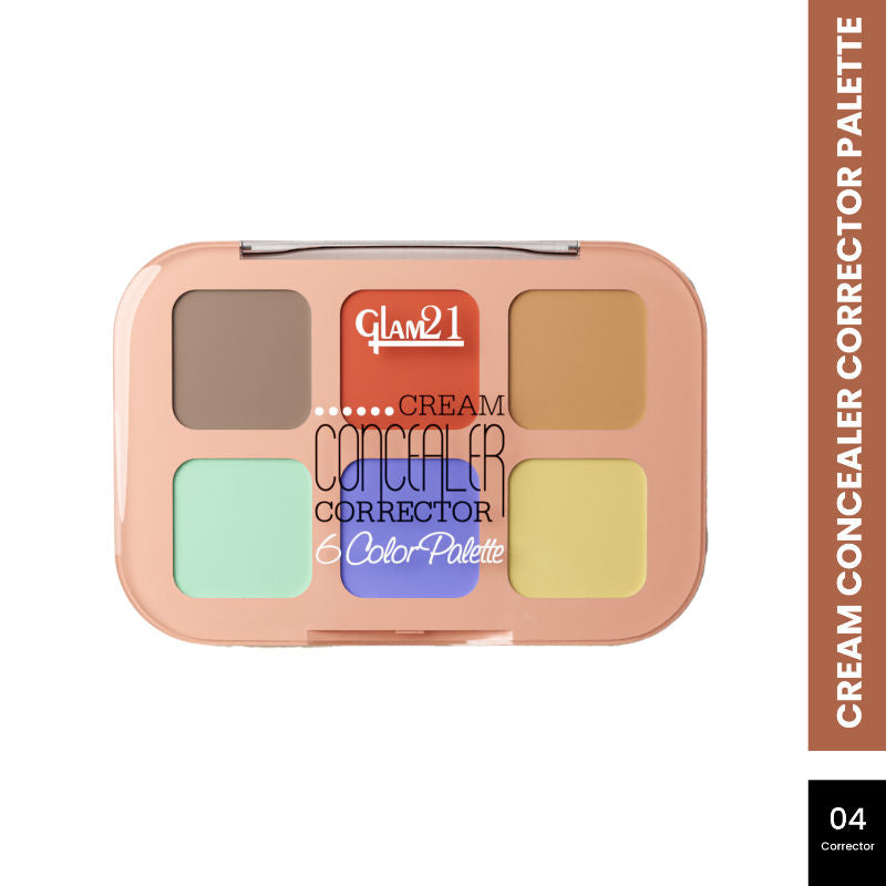 6 Shades Coverage Concealer Palette