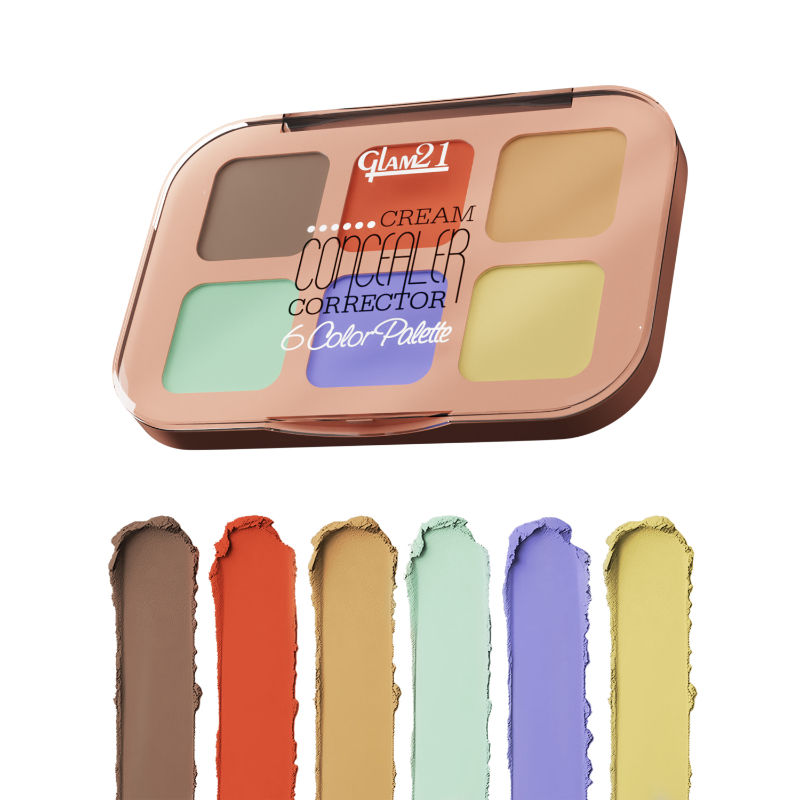 6 Shades Coverage Concealer Palette