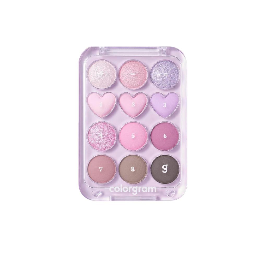Pin Point Eyeshadow Palette - 8809526842277_a03pinknlavendera