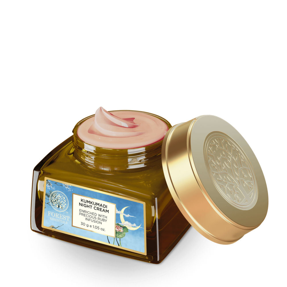 Kumkumadi Night Cream - Night Face Cream with Vitamin C, Kumkumadi Tailam