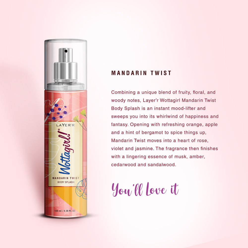 Wottagirl! Mandarin Twist Body Splash For Her
