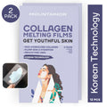 Melting Collagen Film Sheet Mask, Face & Neck Skin Patches, Anti Ageing Strips (Pack 2)