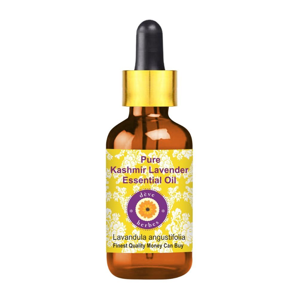 Pure Kashmir Lavender Essential Oil - Lavandula Angustifolia Steam Distilled